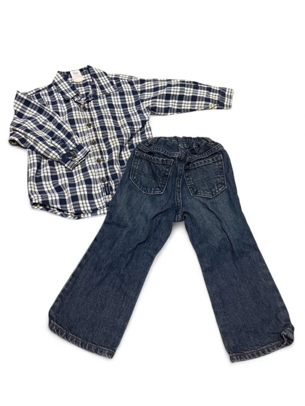 OshKosh B'gosh Kids Blue Denim Jeans - Classic Straight Leg